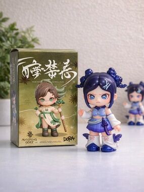 DORA Designer Toy Blind Box Figure Blue Purple Girl w/ Box